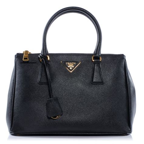 prada tote lux saffiano leather nero black|prada saffiano lux tote small.